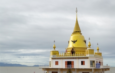 Lord of the image is located in Klang or Wat Hong Thong Marine Samutprakarn Thailand の写真素材