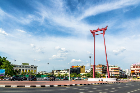 Sao Chingcha landmark of Bangkok ,Thailandのeditorial素材
