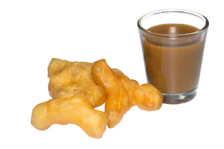 close up for chinese donut foods background
