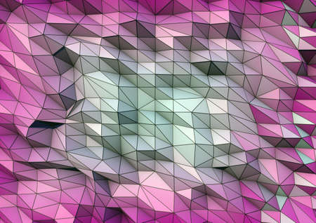Abstract background consisting of trianglesの写真素材