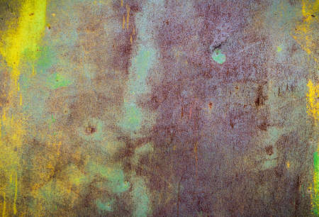 Old damaged rusty metal surfaceの写真素材