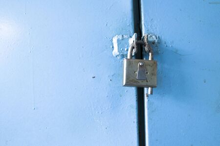 the lock on the doorの写真素材