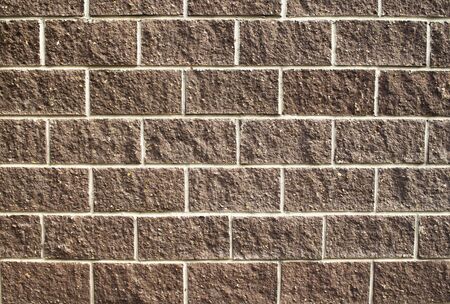 the texture of the stone facade of the building