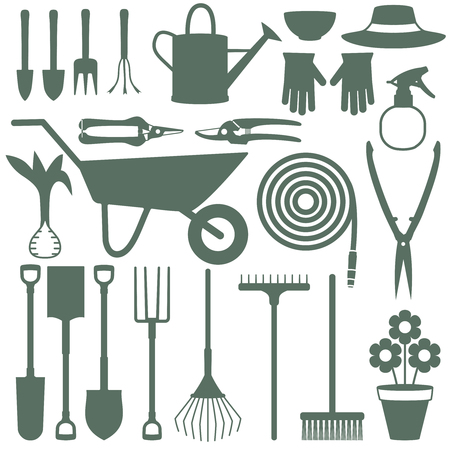 Gardening related vector icons 1のイラスト素材