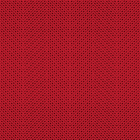 Red crochet inspired vector pattern backgroundのイラスト素材