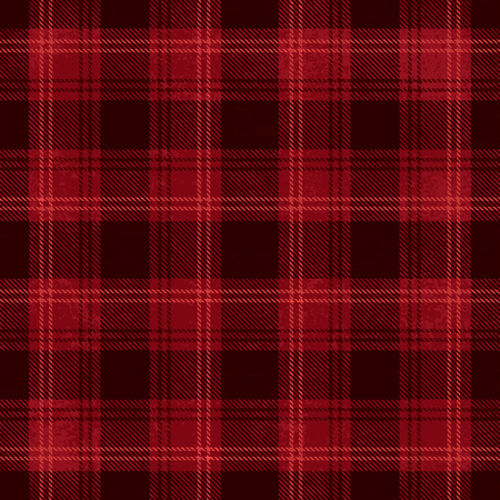 Red and black vector tartan inspired pattern backgroundのイラスト素材