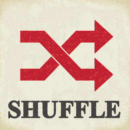 Shuffle sign - conceptual vector illustration 2&#xA;のイラスト素材