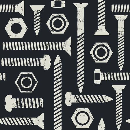 Scratched seamless pattern with screws and nuts 2
のイラスト素材