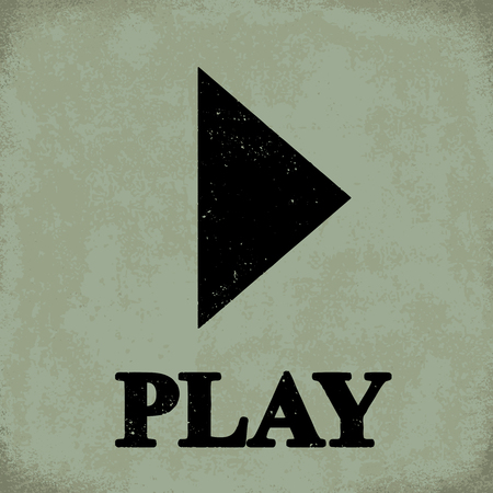 Play sign - conceptual vector illustration 1&#xA;のイラスト素材