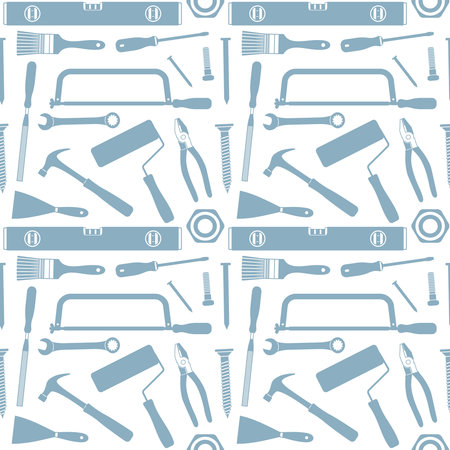 Hand tools vector seamless pattern background 3
のイラスト素材