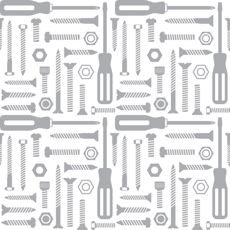 Vector seamless pattern with screws and screwdrivers 1
のイラスト素材