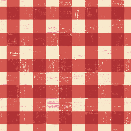 Grunge plaid vector background.のイラスト素材