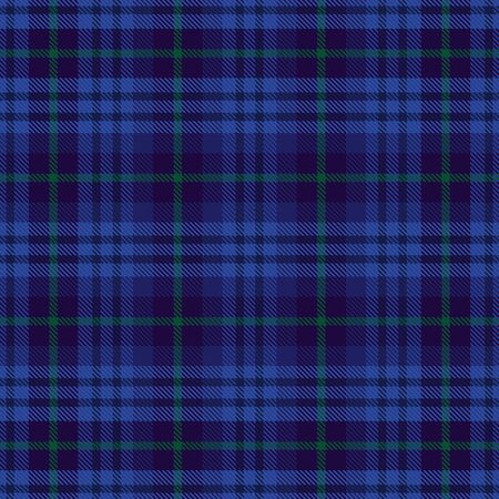 Blue and green plaid tartan seamless pattern backgroundのイラスト素材