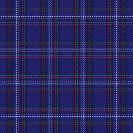 Blue plaid tartan seamless pattern backgroundのイラスト素材