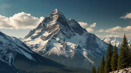 Beautiful panoramic view of Mount Zermatt, Switzerlandの写真素材