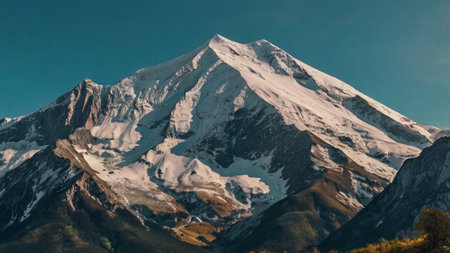 View from Annapurna Base Camp.の写真素材