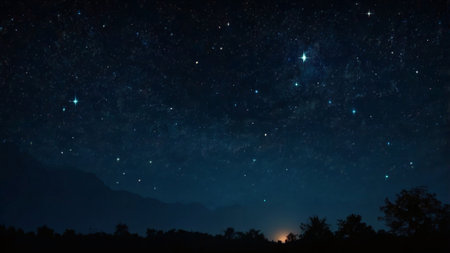Milky way galaxy with stars and space dust in the universe.