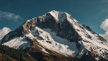 Mountains in Annapurna Conservation Area, Nepal