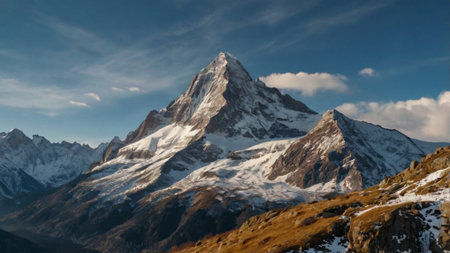 Matterhorn, the highest mountain in the Alps, Switzerland.の写真素材