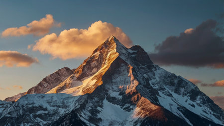 Matterhorn peak at sunset.