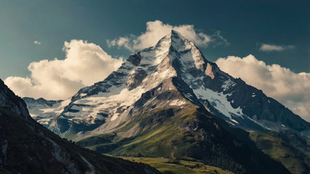 Matterhorn in Zermatt, Switzerland.の写真素材
