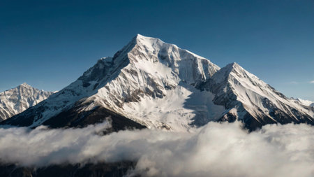 Panorama of the Himalayas, Nepal