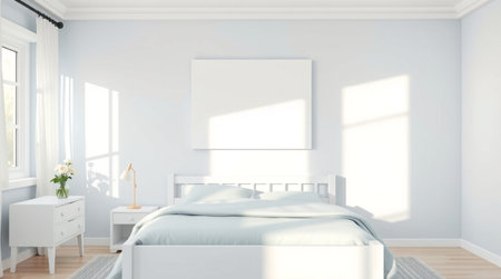 Modern bright interiors apartment. 3d rendered illustration mockup computer generated imageの写真素材