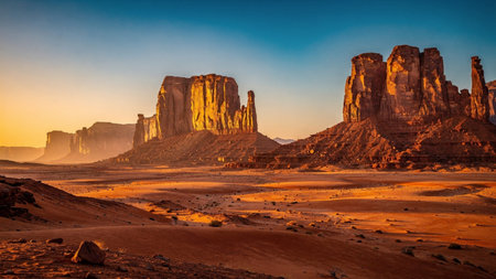 Monument Valley is one of the most popular tourist sites in the world.
