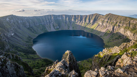 A breathtaking natural landscape with dramatic lighting, vibrant colors, and stunning scenery across diverse environments including mountains, forests, beaches, deserts, and flower fields.