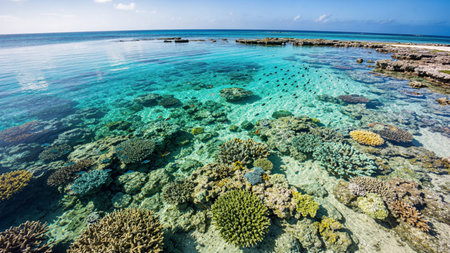 Coral reef and marine life in the Indian Ocean, Maldives