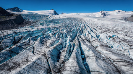 Ice formations in Glacier Lagoon, Iceland, Europe