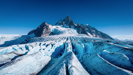 Panoramic view of Perito Moreno Glacier, Patagonia, Argentina