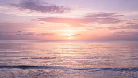 Beautiful sunset over the sea. Beautiful sunrise over the sea.