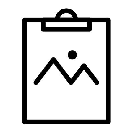 vector clipboard iconのイラスト素材