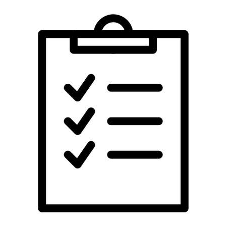 vector clipboard iconのイラスト素材