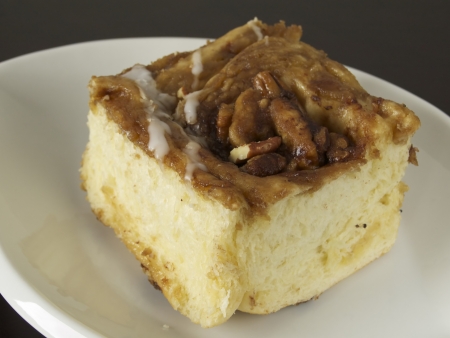Almond Cinnamon Bun の写真素材