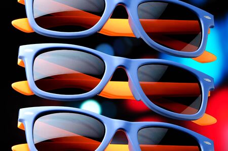 sun protect cream and glasses