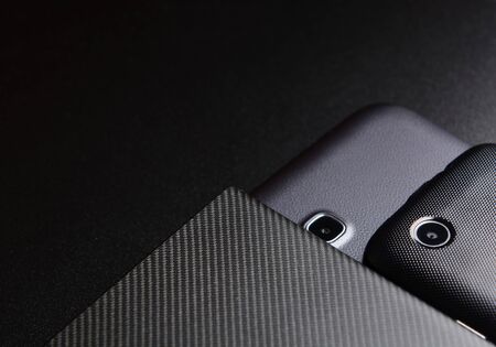 tablet smartphone minimalism pictureの写真素材