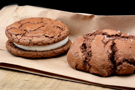 whoopi cookie and sea salt cookie