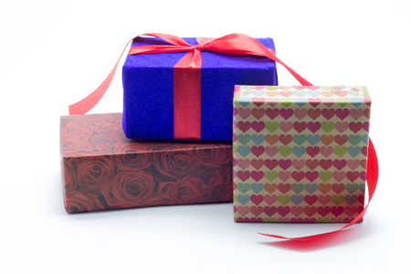 Gift boxes are beautifully designed. A gift for the holiday.の写真素材