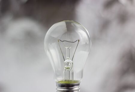 Light bulb, isolated, Realistic photo imageの写真素材