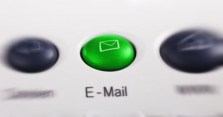 green email buttonの写真素材