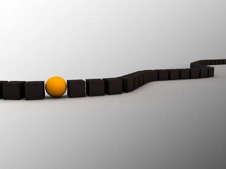 Think different and be differentの写真素材