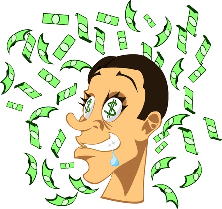 money rainのイラスト素材