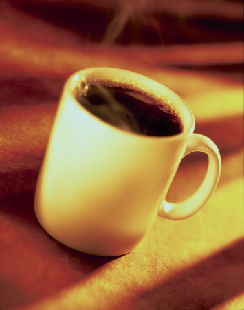 Selective focus of coffee cup.の写真素材