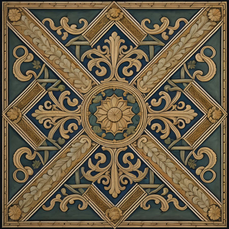 Vintage patterned background. It can be used for wallpapers, pattern fills, web page backgrounds, surface textures.の素材