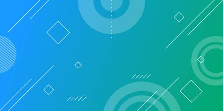 Abstract Creative geometric wallpaper. Trendy gradient shapes compositionのイラスト素材