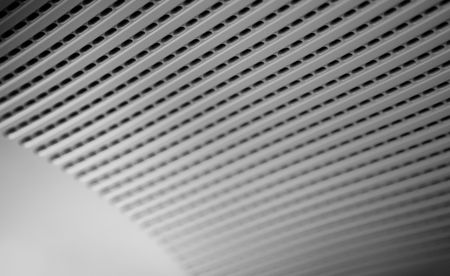 Close-up photo of the gray mesh textureの写真素材