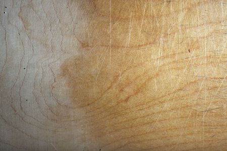 Close-up photo of the scratched wooden textureの写真素材