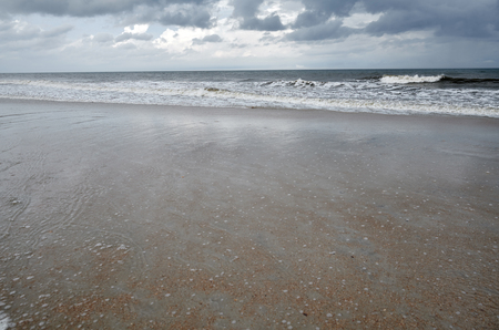 Pacific Ocean with dramatic skyの写真素材